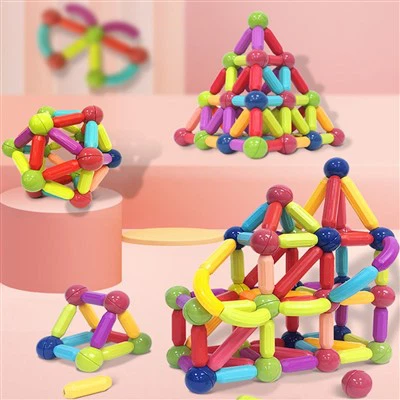 Hastes e bolas magnéticas